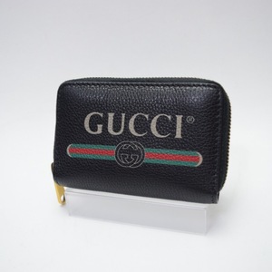 送料込み　GUCCI　グッチ　コインケース　カードケース　コンパクトウォレット　クルーズライン　ブラック　男女兼用　消費税込