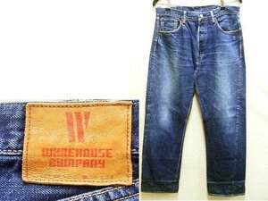 * prompt decision [W34].hige old WAREHOUSE 1000 1001XX double name Vintage reissue red tab replica Denim pants #3626