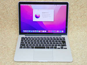 【中古 良品】MacBook Pro 13インチ 2015年 カスタムモデル A1502 [Core i7 3.1GHｚ/2コア 16GB/SSD：512GB] 本体(MGA712-1)