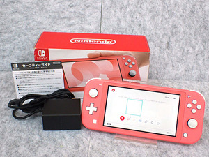 【中古】Nintendo Switch Lite コーラル HDH-S-PAZAA 任天堂 ニンテンドー スイッチ ライト 本体体(MGA762-3)