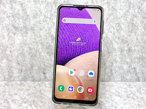 【中古】SIMロック解除 au Galaxy A32 5G SCG08 オーサムブラック 黒 スマホ 本体 SIMフリー 制限〇 一括購入(MGB112-1)