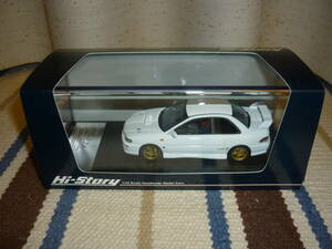 ハイストーリー 1/43 スバル インプレッサ (WRX typeR STI VersionV 1998) ピュアホワイト