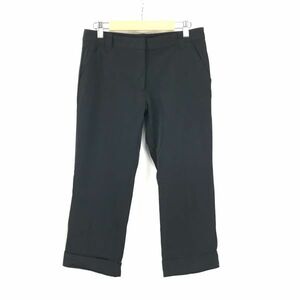 PHENIX/ Phoenix *7 minute height cropped pants / pants [ lady's M/ black / black ]*BG706