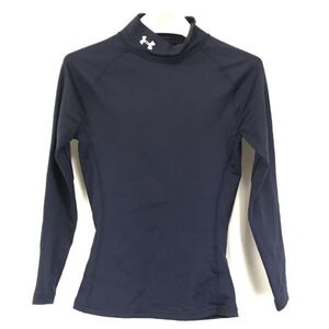 UNDER ARMOUR/アンダーアーマー★インナーシャツ/加圧シャツ【XS~S程度/ネイビー】フィットネス エクササイズ ピラティス/ヨガ◆BG718