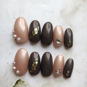 ネイルチップ ジェルネイル 付け爪 ハンドメイド