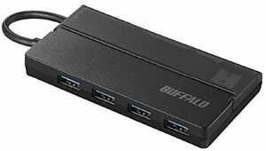 【ゆうパケット対応】BUFFALO バッファロー USB3.0ハブ 4ポート BSH4U130U3BK ブラック