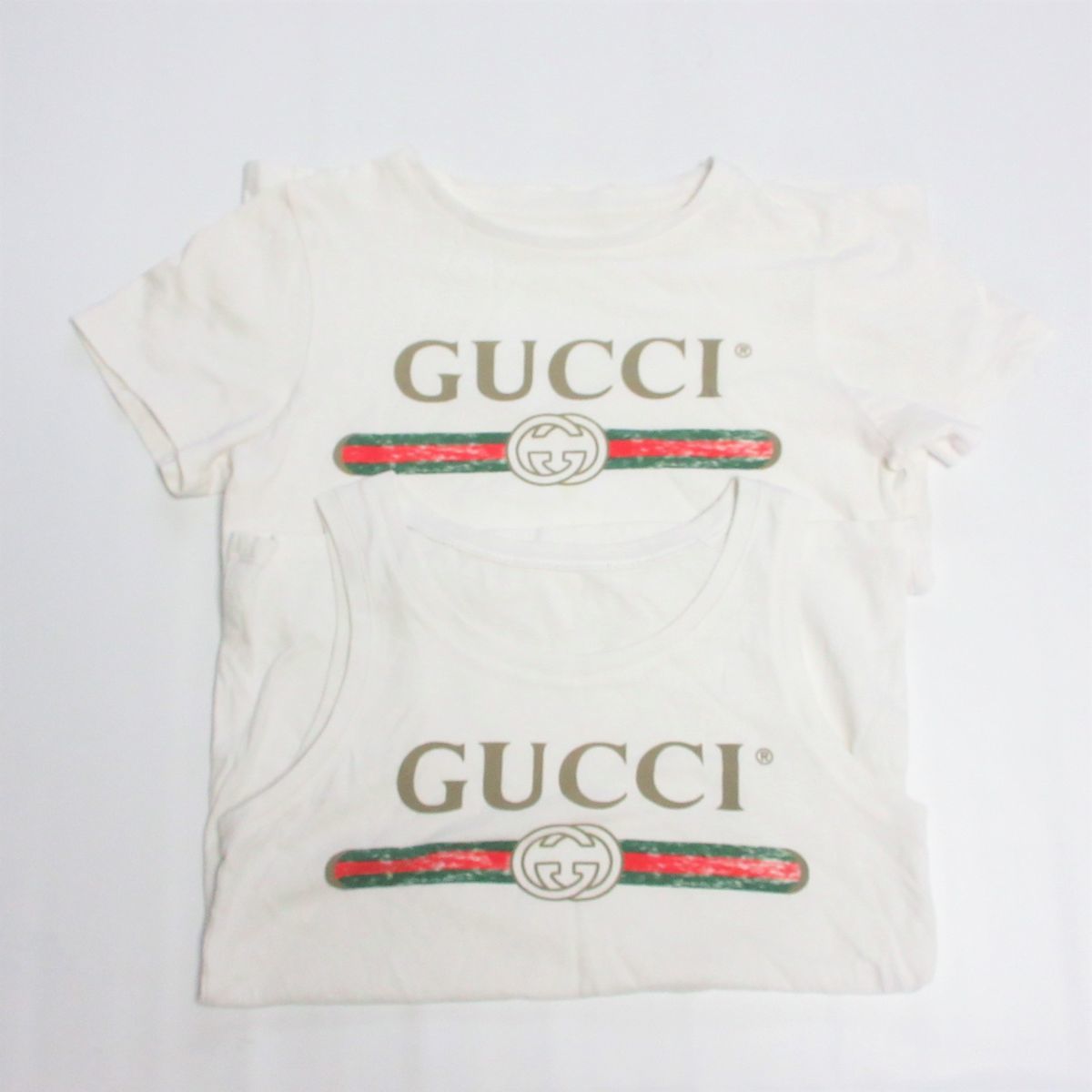 激安通販専門店 GUCCI ベビーTシャツ グレー 18 24m 90cm GUCCIベビー ポロシャツ 18 24m