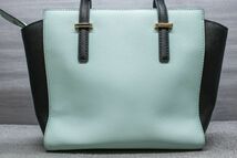 ケイトスペード 2way ショルダー ハンドバッグ ミントブルー×ブラック Kate Spade_画像3