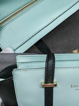 ケイトスペード 2way ショルダー ハンドバッグ ミントブルー×ブラック Kate Spade_画像9