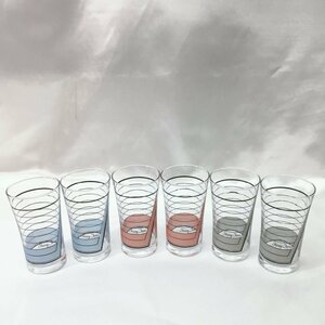 【保管品/CH】カメイ グラス KAMEI GLASS 6客 コップ タンブラー Shiny Jone RS0602/000