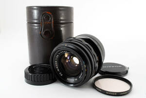専用ケース付！★極上品★ Nikon ニコン PC-NIKKOR ニッコール 35mm F2.8 単焦点 シフト レンズ フィルム 一眼レフ カメラ (1414)