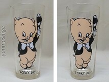73年製 ビンテージグラス ペプシ [ ポーキー・ピッグ ] PEPSI COLLECTOR SERIES ルーニーテューンズ Porky pig_画像8