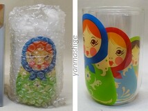 新品 箱入り マトリョーシカ・ネスティング 入れ子 グラス 3個セット Genuine Fred BABUSHKUPS Nesting Glass Trio_画像5