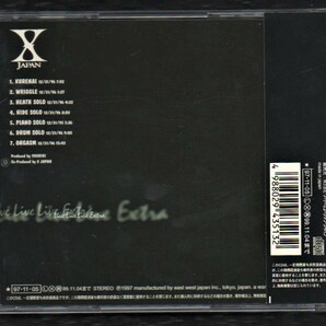 Ω 美品 帯付 エックス ジャパン ライブアルバム CD/X JAPAN LIVE LIVE LIVE EXTRA/紅 オルガズム YOSHIKI HIDE HEATH ソロ 他全7曲入の画像2