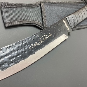 ★送料込み!★RAB1BM★FIRST BLOOD RAMBO★RAMBO4 MODEL★ミドルサイズマチェット 堅牢なフルタング 3㎜厚ブレード 革巻きハンドル狩猟