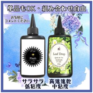 2種レジン液100g お試しセット
