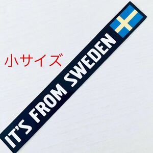 IT’S FROM SWEDEN 小 ステッカー ボルボ サーブ スウェーデン / rデザイン ポールスター v70 v90 xc40 xc60 xc70 xc90 240 850 940 s60