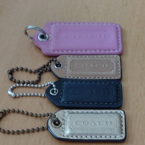 COACH バッグチャーム 4個