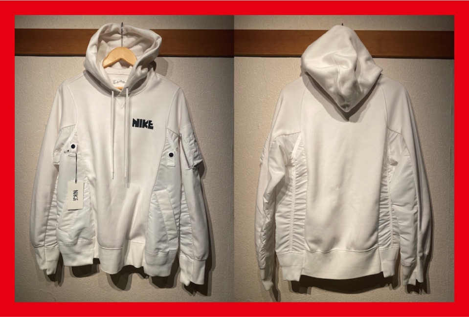 SACAI Nike hoodieの値段と価格推移は?|33件の売買情報を集計した