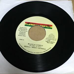 視聴あり / Freedom Blues Riddim / Black & Comely - Sizzla & Mikey General / ナイスコンビネーション/ reggae レゲエ レコード 7インチ