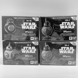 (S)新品・未開封品★非売品★スター・ウォーズ BBユニットキャンペーン 1,2,3,4セット