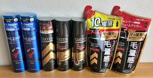 花王サクセス ボリュームケア 薬用育毛シャンプー&トニック バスクリン インセント育毛トニック