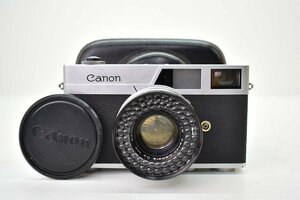 Canon Canonet 45mm 1:1.9 レンジファインダー ケース付き[キャノン][キャノネット][フィルムカメラ]M
