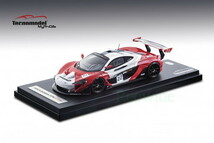 テクノモデル 1/43 マクラーレン P1 GTR 2016 40台限定 Tecnomodel 1:43 McLaren P1 GTR Red & White 2016 T43-EX06E_画像1