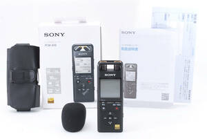 1円から　SONY ソニー PCM-A10 ICレコーダー リニアPCMレコーダー　ケース付き（社外品） [美品] #1025711A