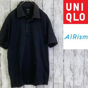 UNIQLO★ユニクロ★エアリズムヒヨクエリポロシャツ 半袖★サイズS　8-4