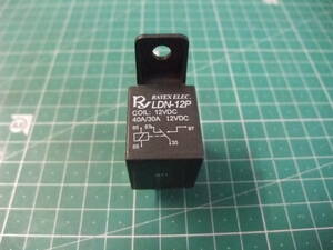 ★☆RAYEX ELEC 車載用リレー 12VDC 40A/30A 5極 LDN-12P本体のみ中古品☆★