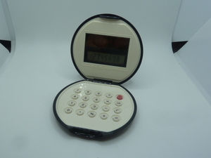 [ unused ] rare goods SHARP sharp EL-857K compact type calculator Kanebo cosmetics Showa Retro consumer electronics 