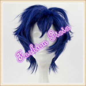 Косплей WIG Vocaloid Vocaloid Kaito Kite Kite Kite Kite Event Event Рождественский рождественский трансформация комитета на день рождения Ком Комикет