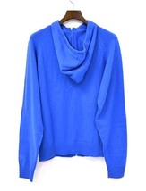 XANTHOUS (ザンザス) LIGHT KNIT ZIP HOOD XL BLUE ジップアップ ライトニットフード ニットパーカー フーディー セーター COTTON_画像2