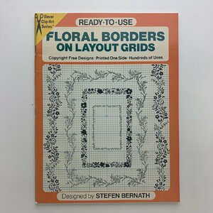 Ready-to-Use Floral Borders on Layout Grids