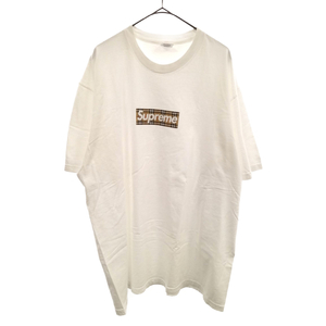 シュプリーム 22SS × バーバリー ボックスロゴ プリント 半袖Tシャツ ホワイト