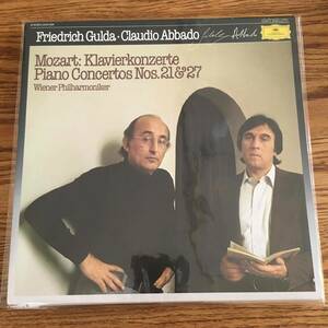 【GERMANプレス】Mozart/Gulda / Wiener Phil/Abbado/ Piano Concertos Nos. 21 & 27 Mozart/ 2543 508/グルダ/アバド