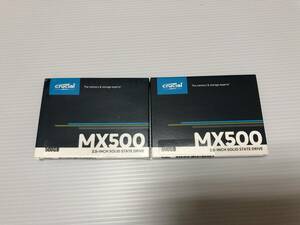 ☆2枚セット　Crucial 2.5inc SSD 500GB CT500MX500SSD1 未開封新品 　送料無料