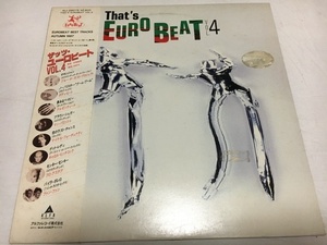 That's Eurobeat Vol 4 ザッツ ユーロビート Body Heat Man Parrish 他
