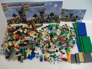 欠品有り　取説破れ有り　現状品　LEGO　21161　レゴ　マインクラフト　クラフトボックス　送料520円　マイクラ　MINECRAFT