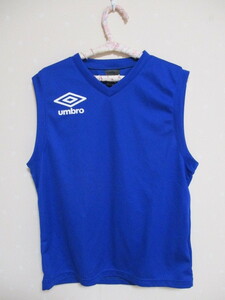 ё Umbro ё スポーツタンクトップ ■160㎝■ ブルー 20803