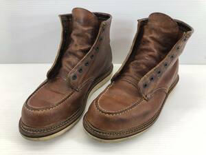 □ レッドウィング REDWING 1907 クラシック モック US9.5 D 27.5cm USA ワーク ブーツ レザー ブラウン 茶 CLASSIC MOC □