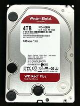 【送料無料】　★４ＴＢ★　WD40EFRX　【時間：8033ｈ】　Western Digital RED　3.5インチ 内蔵 HDD　SATA600 5400rpm　NASware3.0 良品_画像1