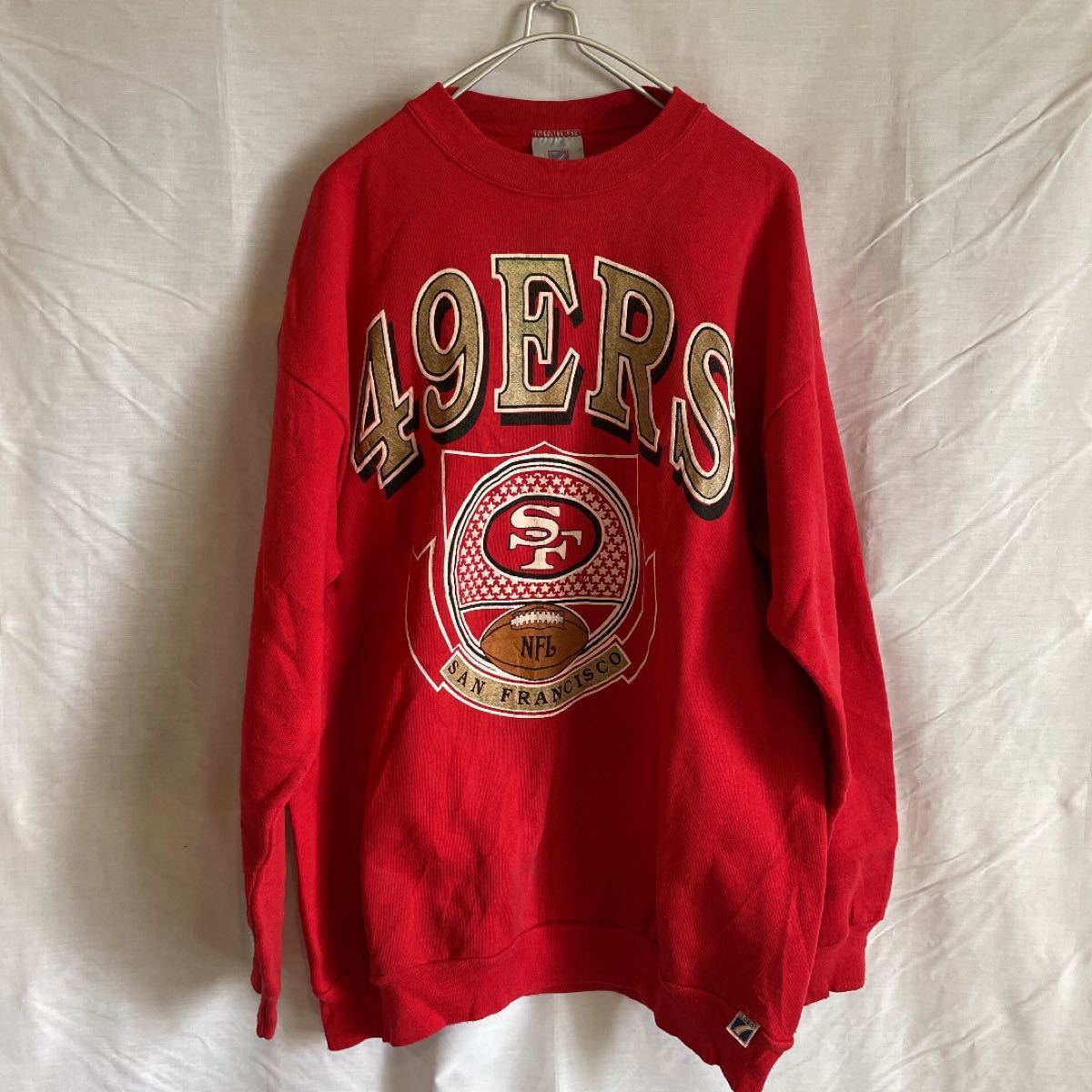 SAN FRANCISCO 49ERS】90s NFL スウェットトレーナー GALT SAND 90年代