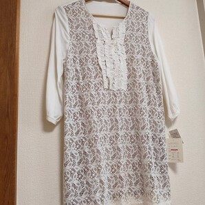 SHARE+ 新品 ワンピース 花柄 セレクトショップ Mサイズ ホワイト生成