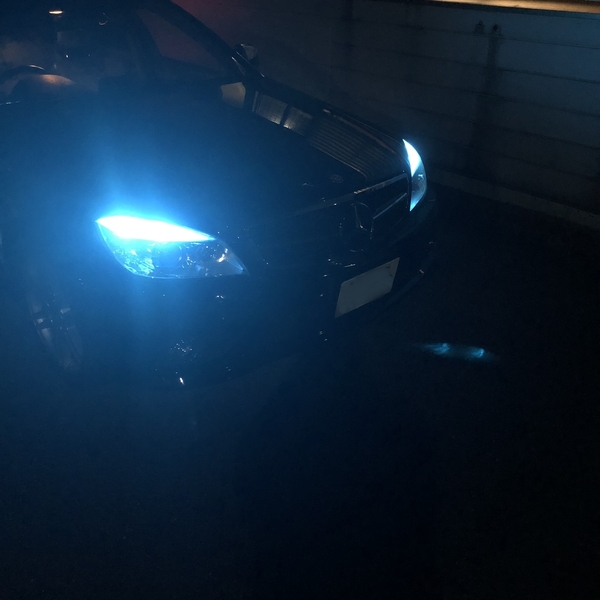 送料無料ベンツC W204 ポジションランプ球★T10 キャンセラー付 LEDバルブ 6個★メルセデス Cクラスなど スモールランプ/アイスブルー