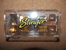 保管品新品★Stinger ヒューズブロック 100% SOLID BRASS GOLD PLATED_画像1