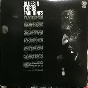 【美盤・ジャズ名盤★LP】Earl Hines「Blues in Thirds」レコード 1965年