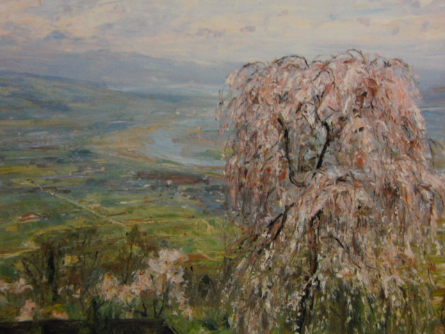 Prisoner, Ubasute Weeping Cherry Blossom, Large format, rare art book, Brand new with high-quality frame, In good condition, free shipping, Landscape painting, Painting, Oil painting, Nature, Landscape painting