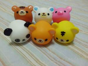 bear Panda pig sofvi mascot 6 kind number 3